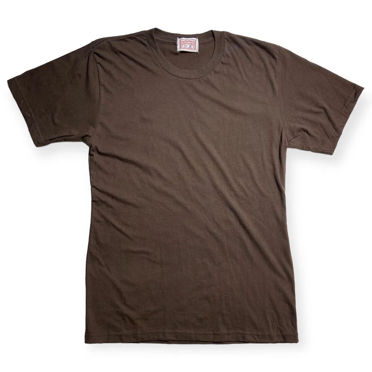 4.4oz TEXAS MADE Crew Neck "BROWN" Men's Chill Comfort