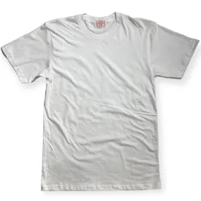 4.4oz TEXAS MADE Crew Neck White Versatile Layering Piece Chic Fashion