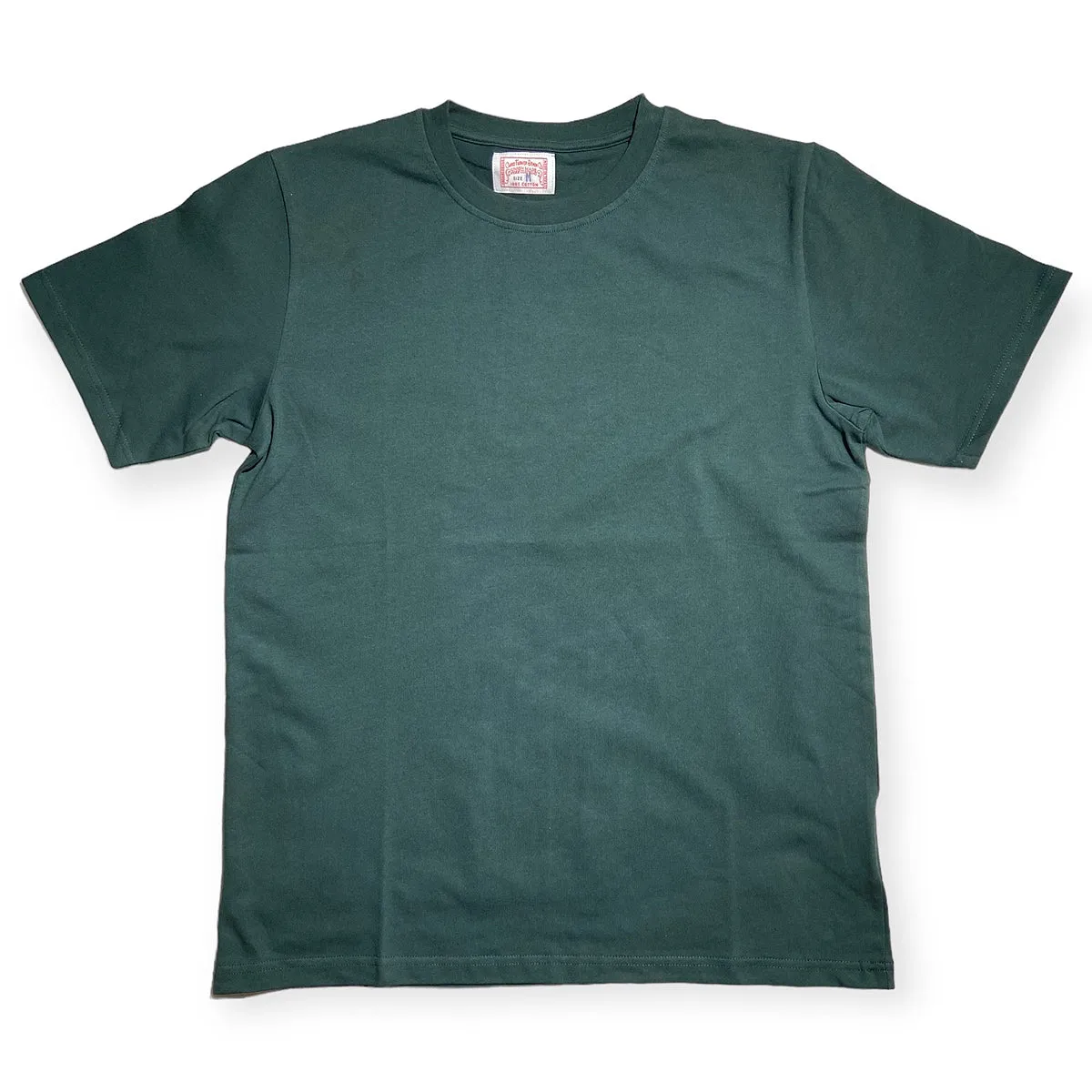 8.4oz TEXAS MADE "HEAVY ORGANIC" Crew Neck Kelly Green Leisure Wear