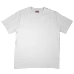 FadeResistantPrint Eco friendly materials 8.4oz TEXAS MADE "HEAVY ORGANIC" Crew Neck Super White