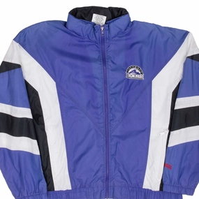 VINTAGE MLB COLORADO ROCKIES WINDBREAKER JACKET 1990S LARGE upcycled design Core Style