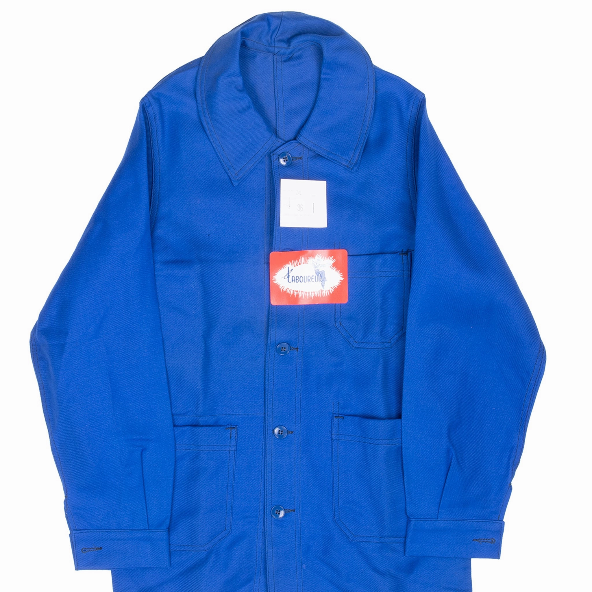 VINTAGE FRENCH WORKWEAR LE LABOUREUR JACKET 2000S SMALL MADE IN FRANCE DEADSTOCK Weather Guard Gear