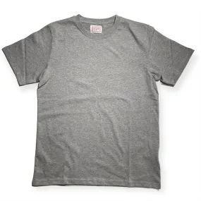 Sleek Look 8.4oz TEXAS MADE "HEAVY ORGANIC" Crew Neck Grey Heather