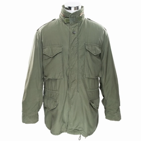Cozy Wear Clock VINTAGE US ARMY M65 FIELD JACKET 1974 VIETNAM WAR SIZE LARGE LONG
