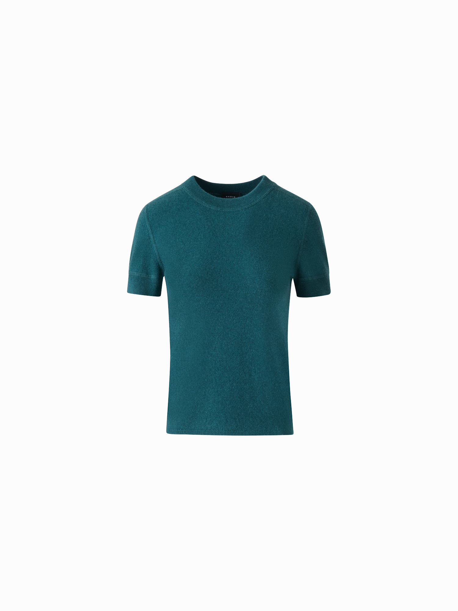 Microfiber Blend Short Sleeve Pure Cashmere Knit Sweater