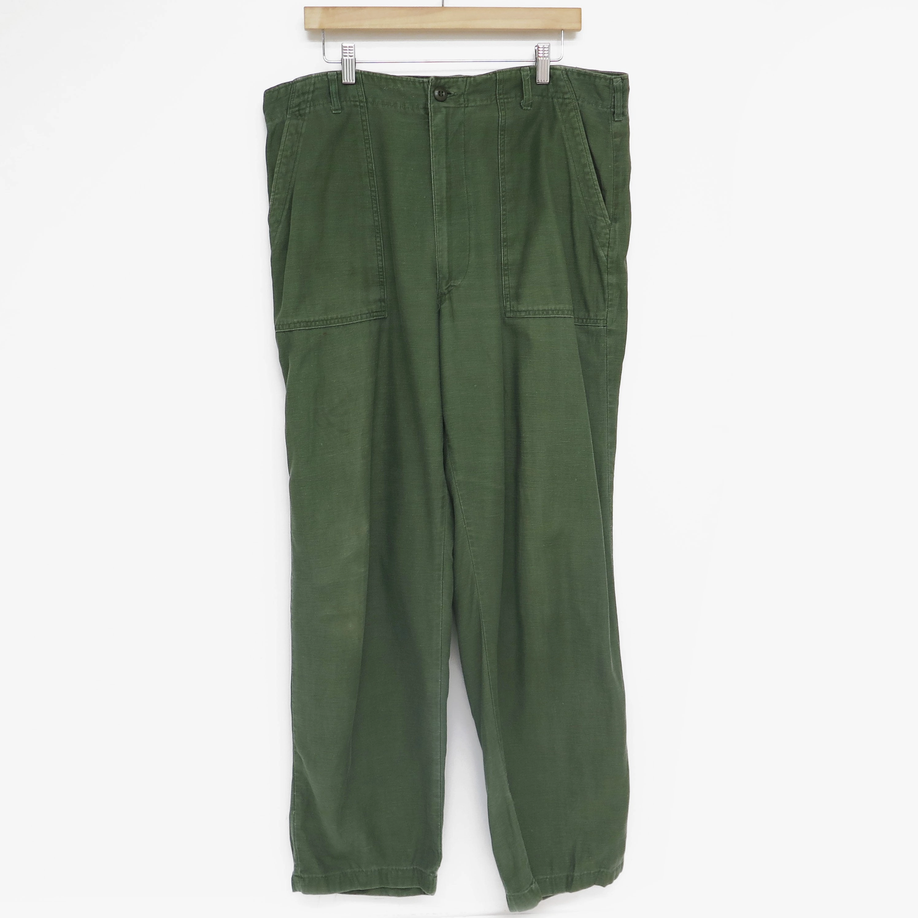 Compression Support Lining US ARMY UTILITY OG-107 SATEEN TROUSERS PANTS 1968 VIETNAM WAR SIZE W38 L30