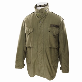 Button Loose-fit VINTAGE US ARMY M65 PATCHED FIELD JACKET 1970S VIETNAM WAR SIZE MEDIUM REGULAR