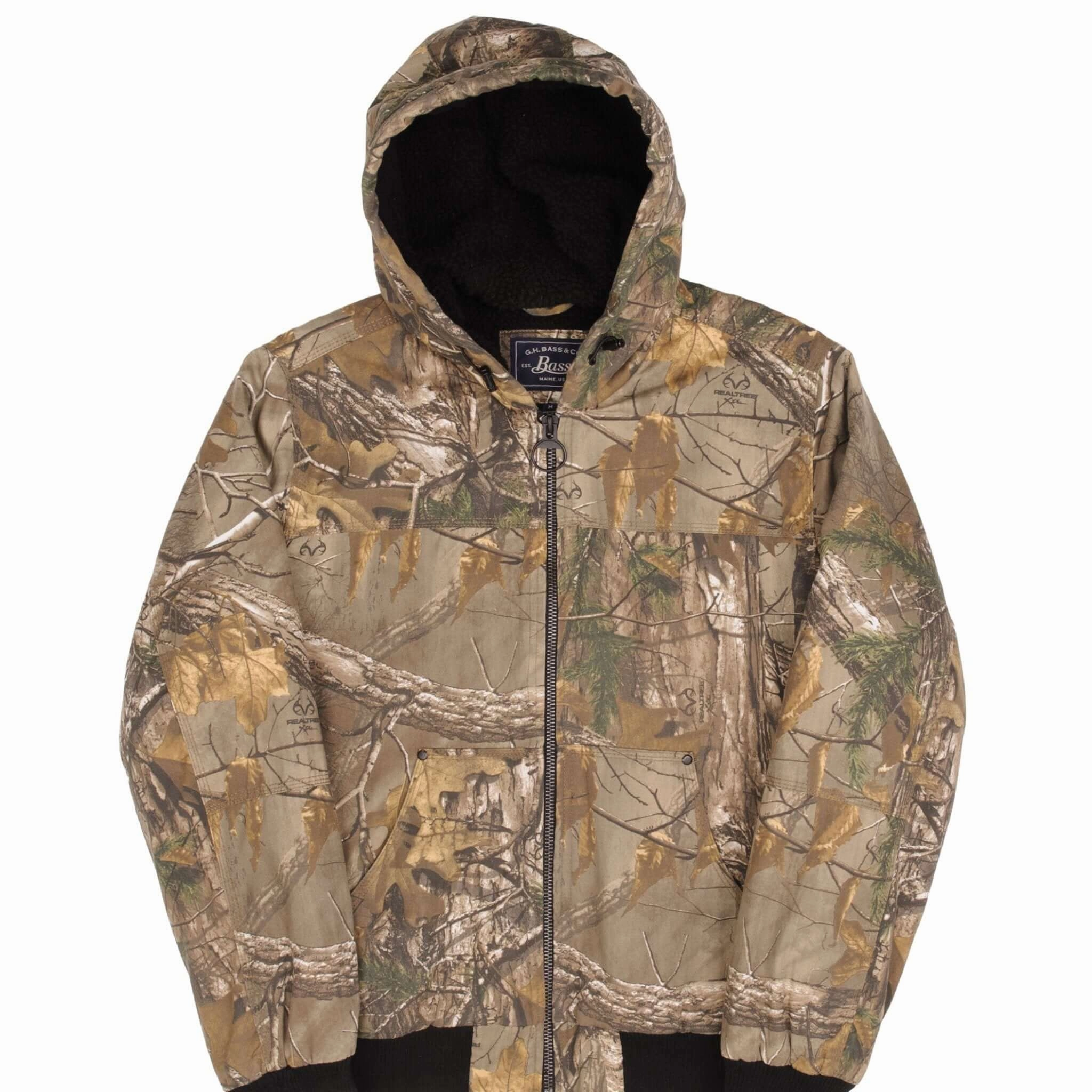 VINTAGE REALTREE CAMO SHERPA LINED ACTIVE JACKET SIZE MEDIUM Durable Build