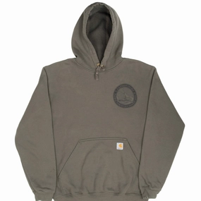 Core Sporty VINTAGE CARHARTT US COAST GUARD SOUTHWEST ASIA GREEN HOODIE MEDIUM