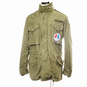 US ARMY M-1965 M65 FIELD JACKET 1969 VIETNAM WAR 'SOUTH EAST ASIA WAR GAMES' PATCH SIZE MEDIUM REGULAR suitable for school days