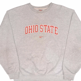 ideal for birthdays VINTAGE NIKE CENTER SWOOSH NCAA OHIO STATE SWEATSHIRT 2000S SIZE XL