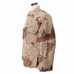 Ventilation Grommets VINTAGE US ARMY DESERT CAMO CHOCOLATE CHIP COMBAT JACKET 1983 LARGE REGULAR