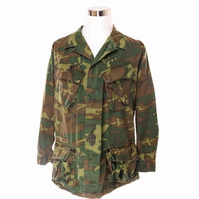 VINTAGE US ARMY TROPICAL COMBAT JACKET 4TH PATTERN ERDL 1968 VIETNAM WAR SIZE LARGE REGULAR Practical Choice