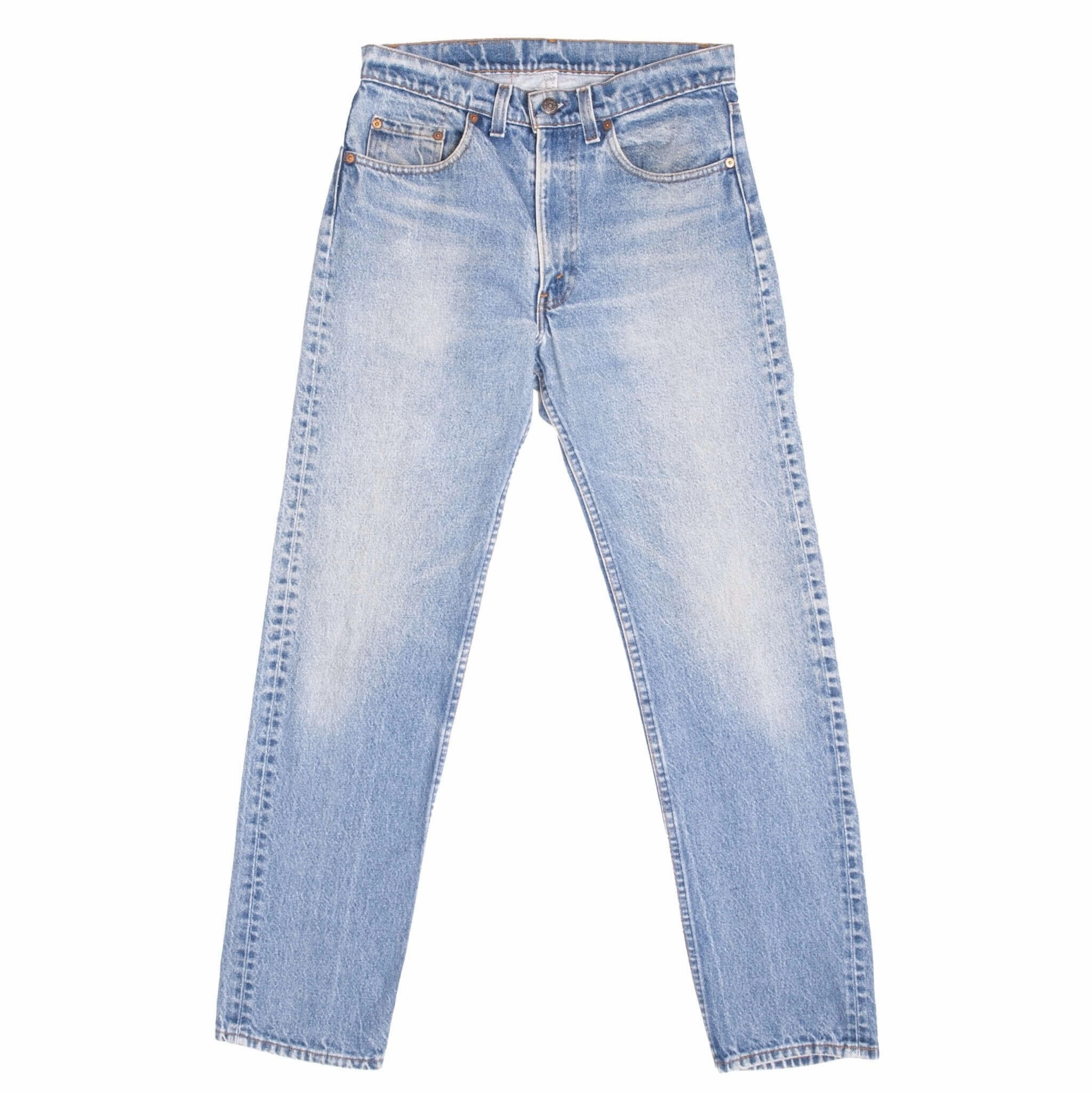 VINTAGE LEVIS 505 JEANS INDIGO 1980S SIZE W32 L31 MADE IN USA Rugged Feel