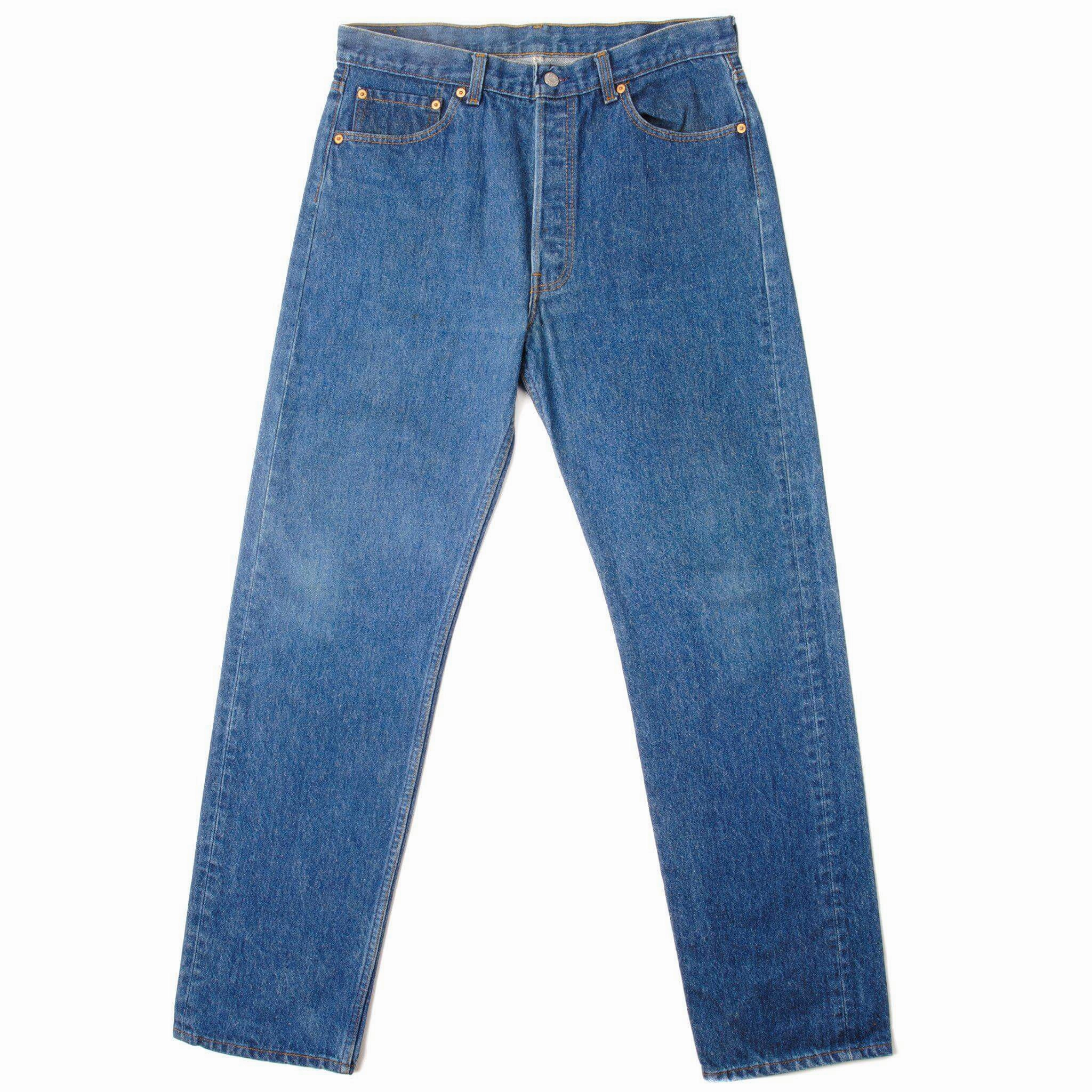 Casual Solution Loose Outdoor Adventure Work Meeting VINTAGE LEVIS 501 JEANS INDIGO 1988-1993 SIZE W34 L32 MADE IN USA