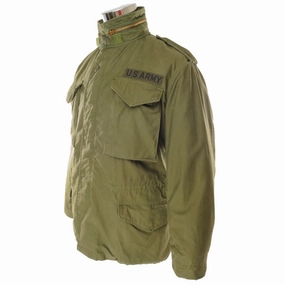 picnic - goers LaserCut Ventilation Zones VINTAGE US ARMY M-1965 M65 FIELD JACKET 1981 SIZE SMALL SHORT