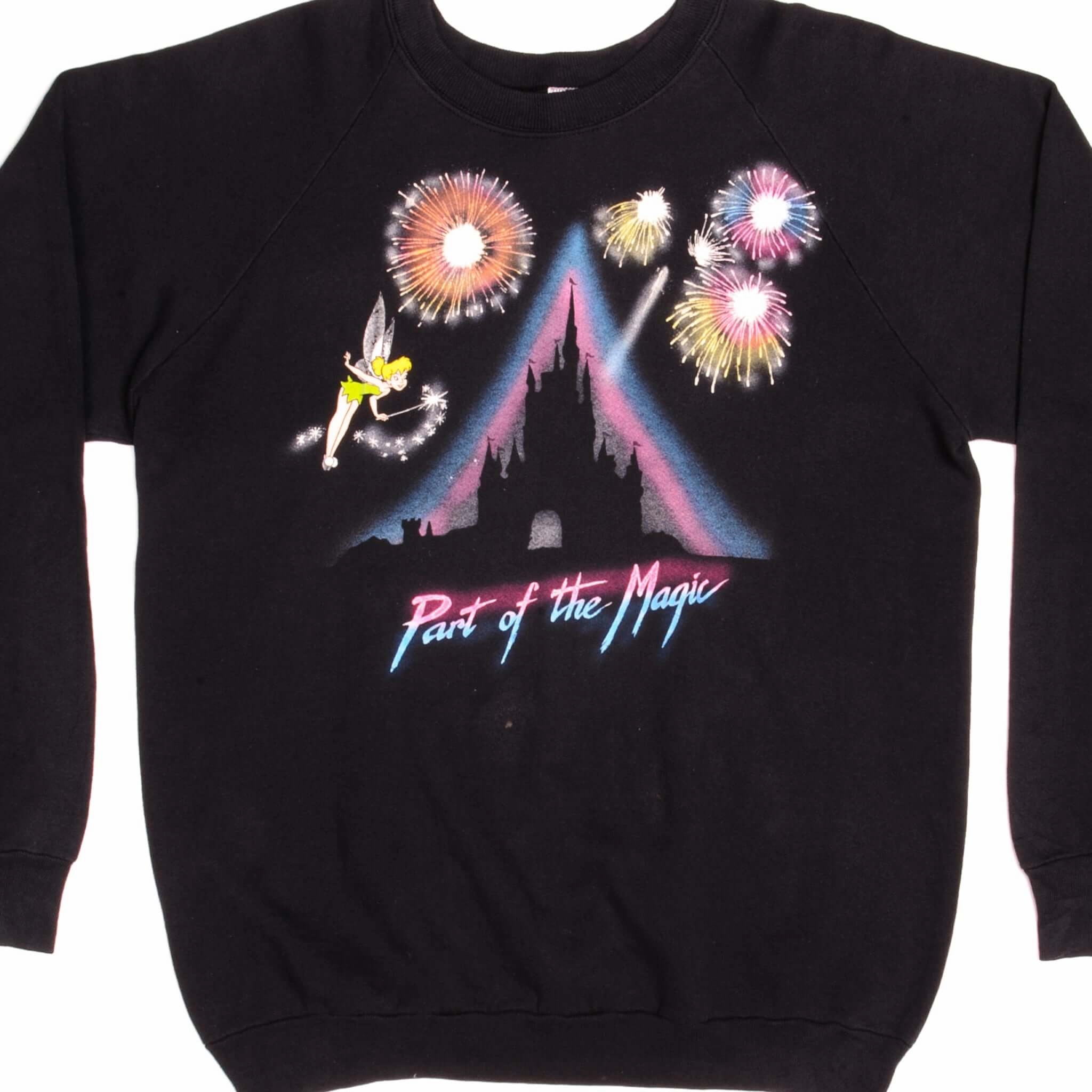 VINTAGE DISNEY SWEATSHIRT 1990s SIZE XL MADE IN USA good for yoga Relaxed Layer