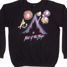 VINTAGE DISNEY SWEATSHIRT 1990s SIZE XL MADE IN USA good for yoga Relaxed Layer