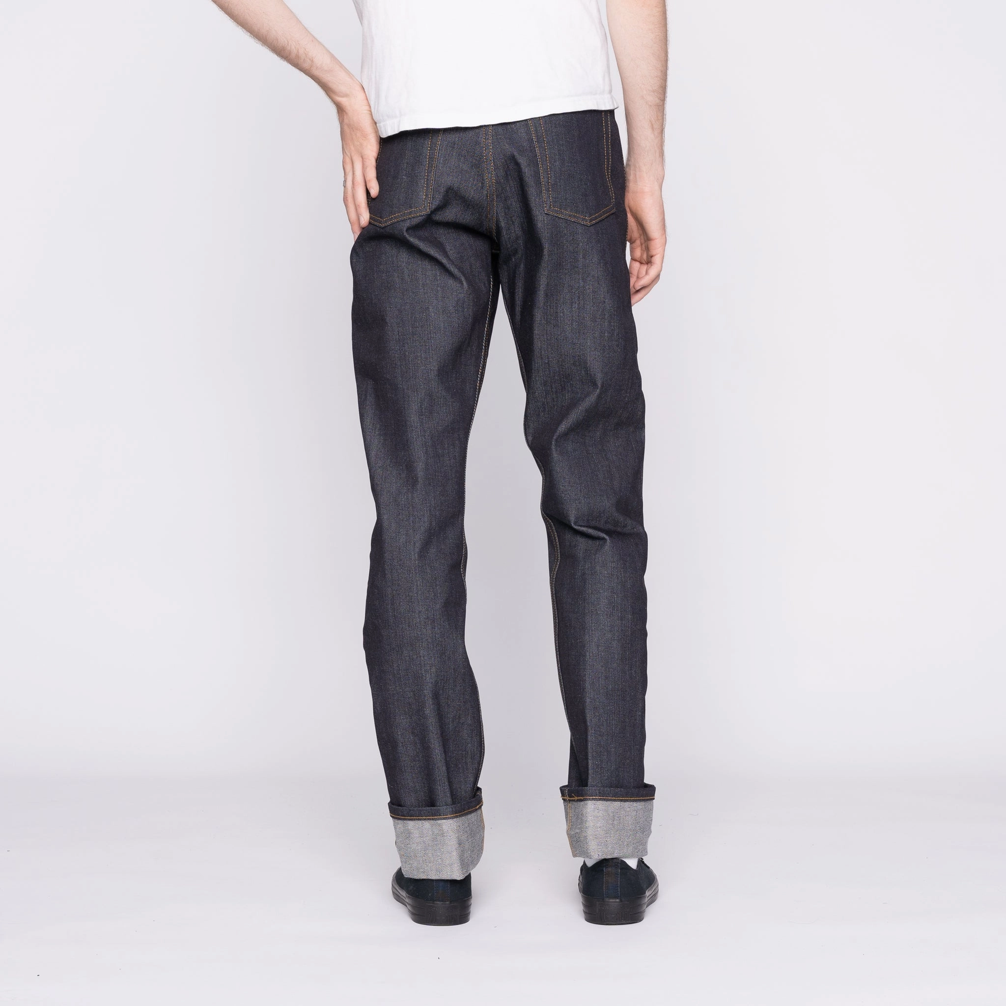 True Guy - Left Hand Twill Selvedge - 36" Long Inseam Low Profile Zipper Street Ready