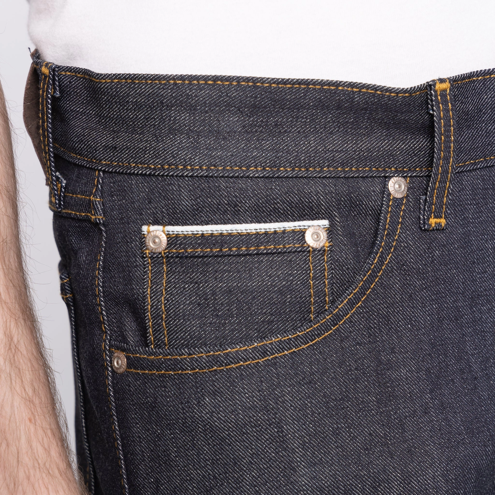 Travel Outfit Street Fashion Creative Look Breathable Minimalist True Guy - Left Hand Twill Selvedge - 36" Long Inseam