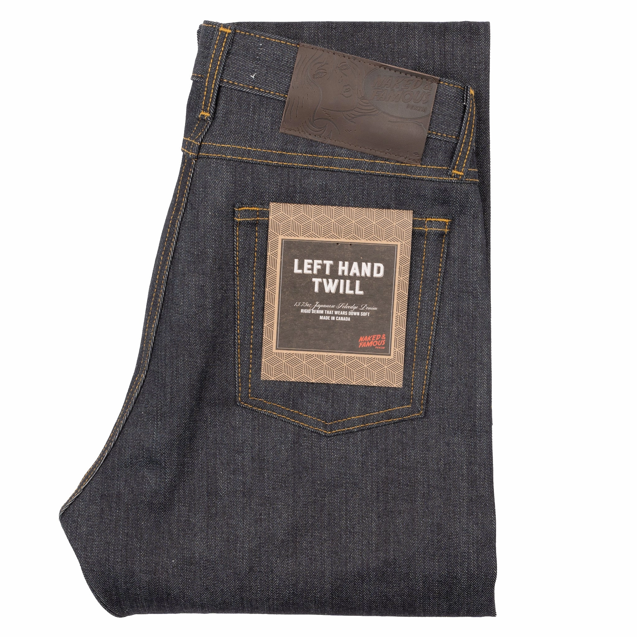 Daily Fit Flexible Waist True Guy - Left Hand Twill Selvedge - 36" Long Inseam