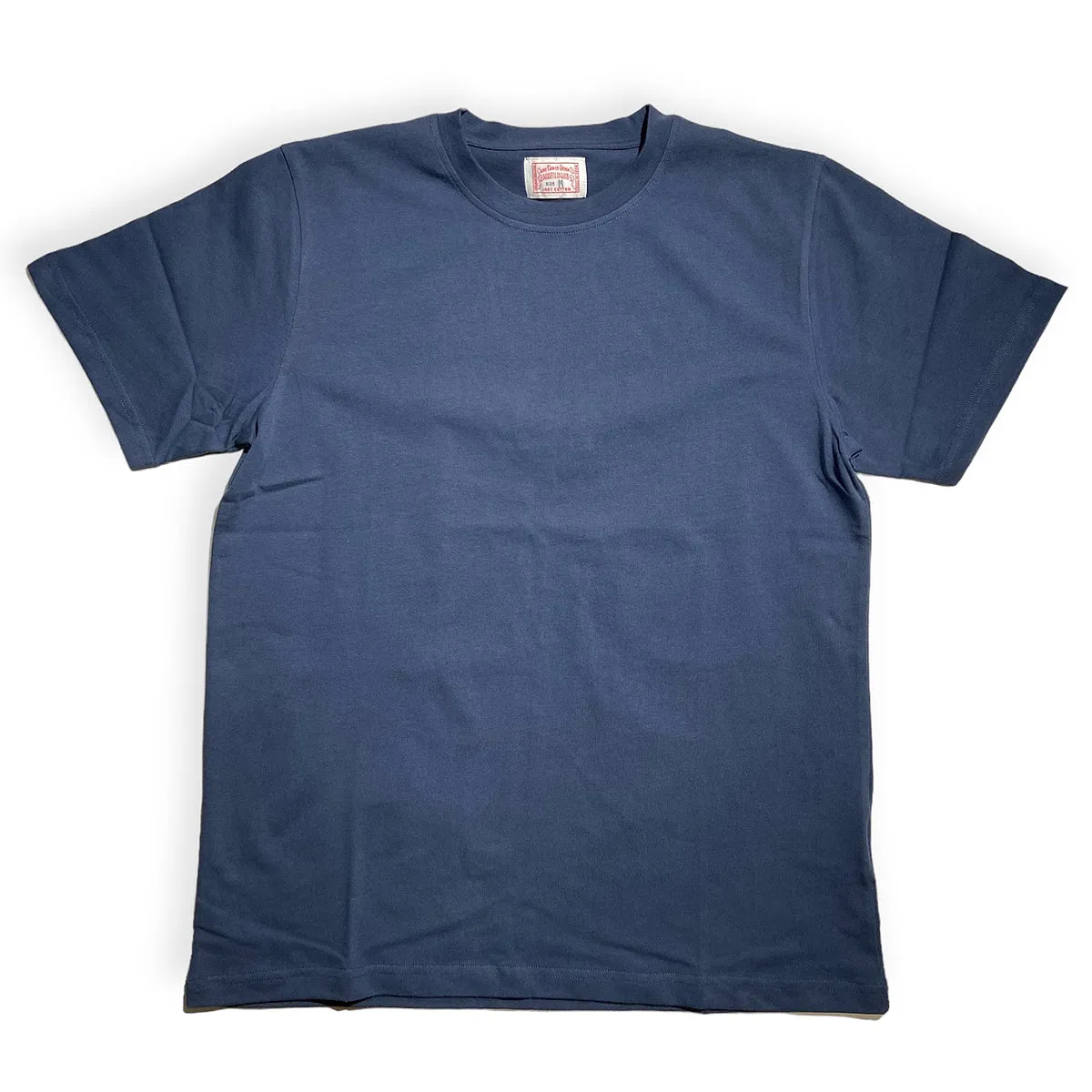 Chic Fashion Ultra Soft Finish 8.4oz TEXAS MADE "HEAVY ORGANIC" Crew Neck Indigo