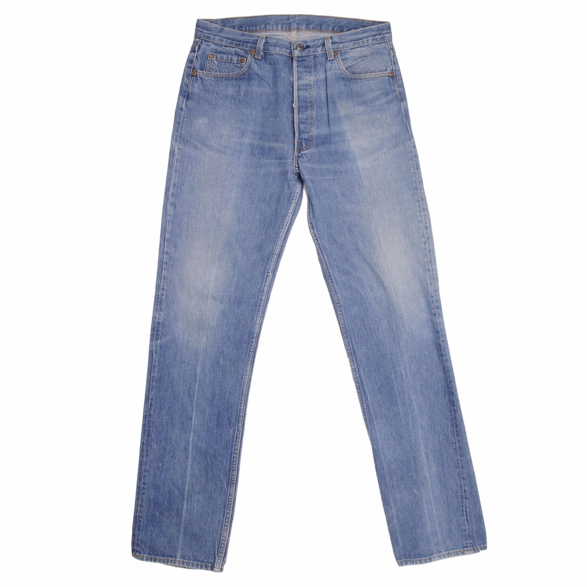 Casual Option Multi Pocket Utility VINTAGE LEVIS 501 JEANS INDIGO 1980S SIZE W34 L36 MADE IN USA