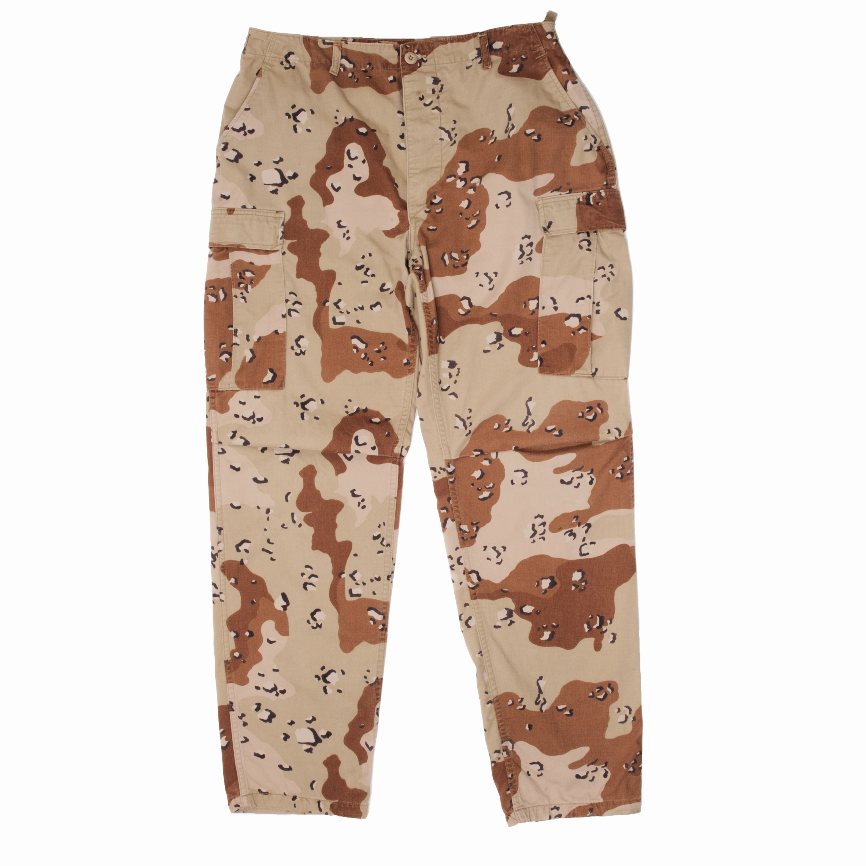 MoistureControlLiner VINTAGE US ARMY COMBAT TROUSERS PANTS DESERT CAMOUFLAGE PATTERN 1990 LARGE LONG CHOCOLATE CHIP
