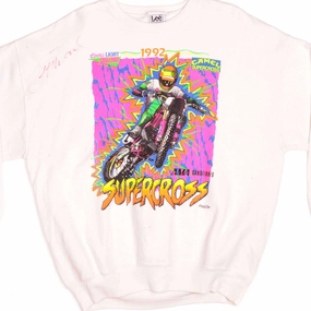 VINTAGE CAMEL AMA SUPERCROSS MOTOCROSS SWEATSHIRT 1992 SIZE XL MADE IN USA Weekend Chic
