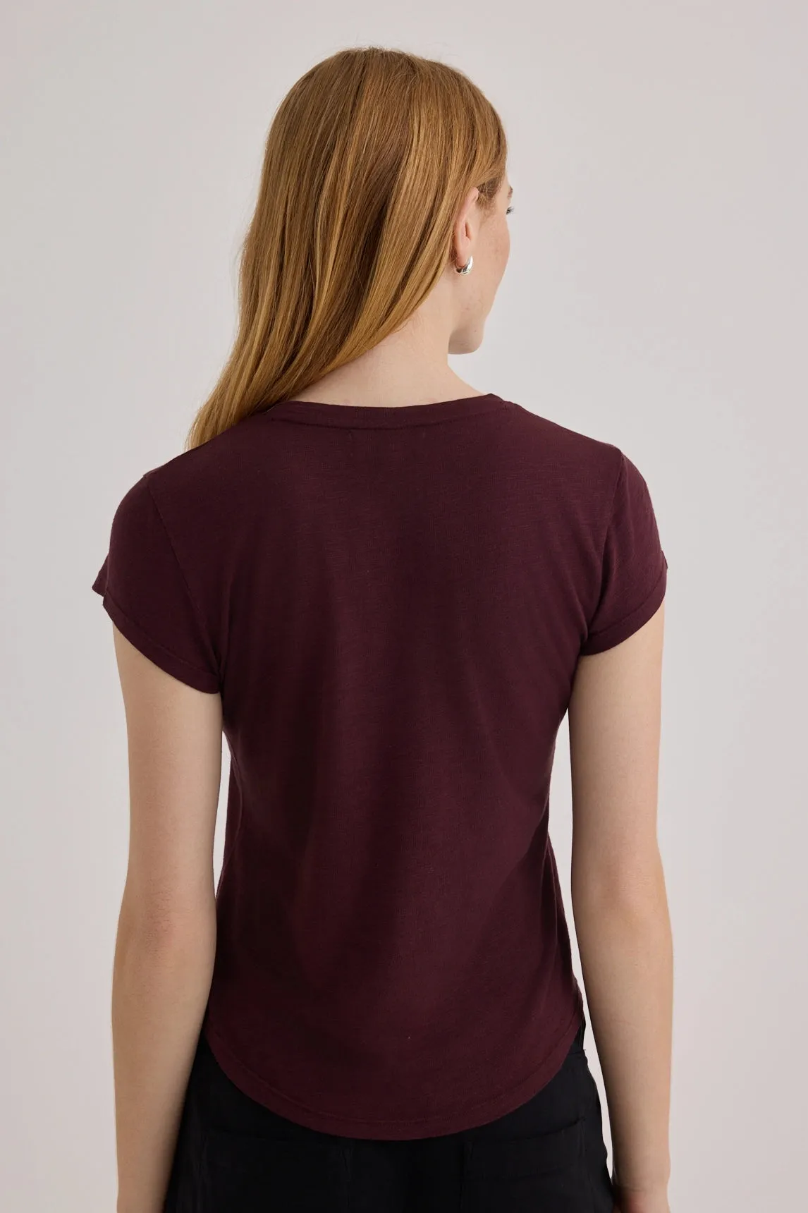 BreathableMaterial Flexible Collar Baby Crew Tee