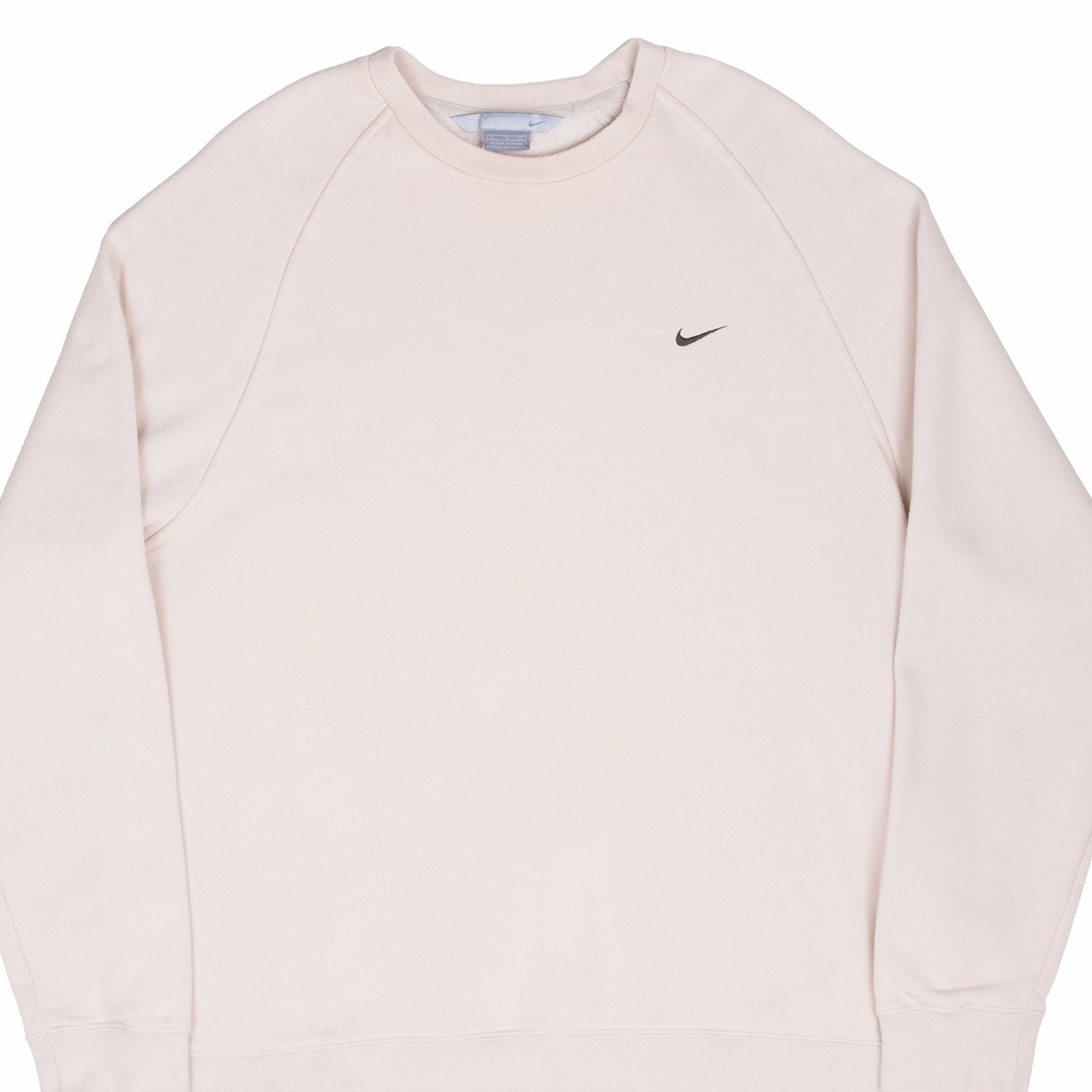 VINTAGE NIKE CLASSIC SWOOSH BEIGE SWEATSHIRT 2000S XL Chill Wear