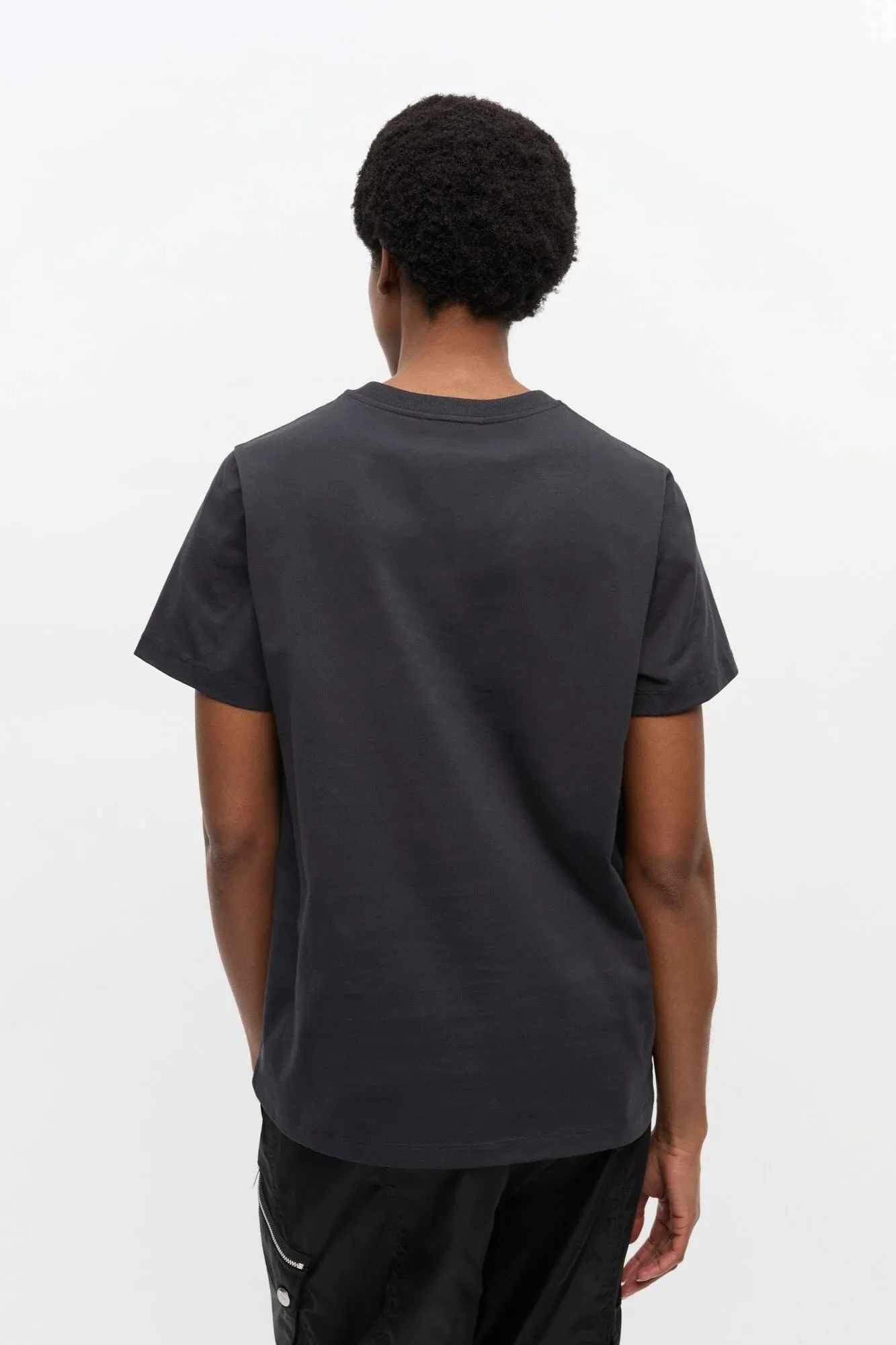 Stretch Wear Vintage Look Black Banana Graphic T-shirt