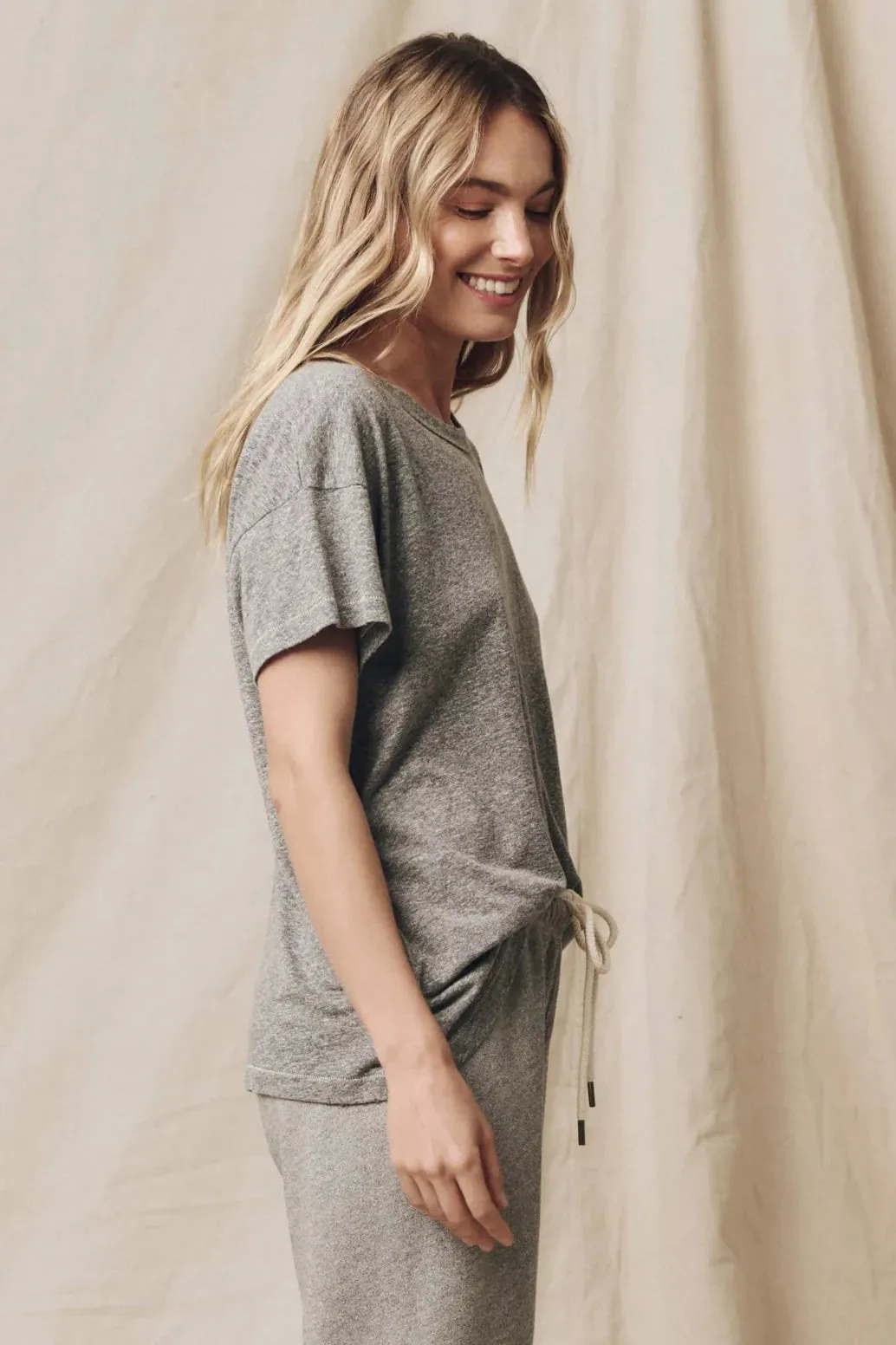 The Boxy Crew Breathable Yarn Composition Layered Neckline
