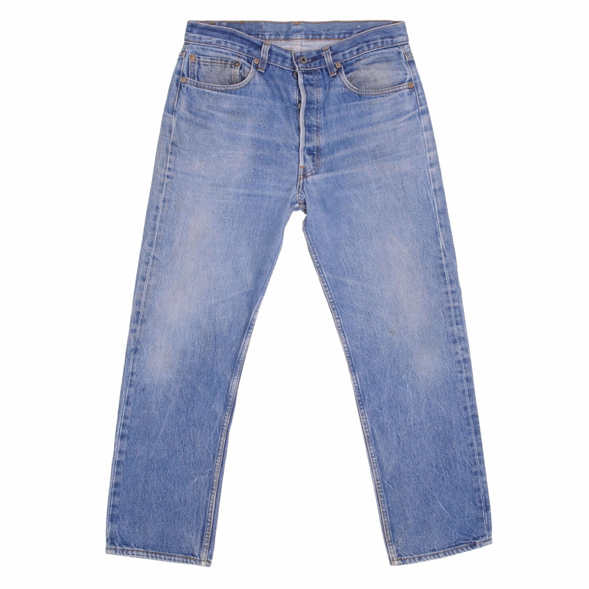 VINTAGE LEVIS 501 JEANS INDIGO 1980S SIZE W32 L29 MADE IN USA Style Simplicity Modern Outfit