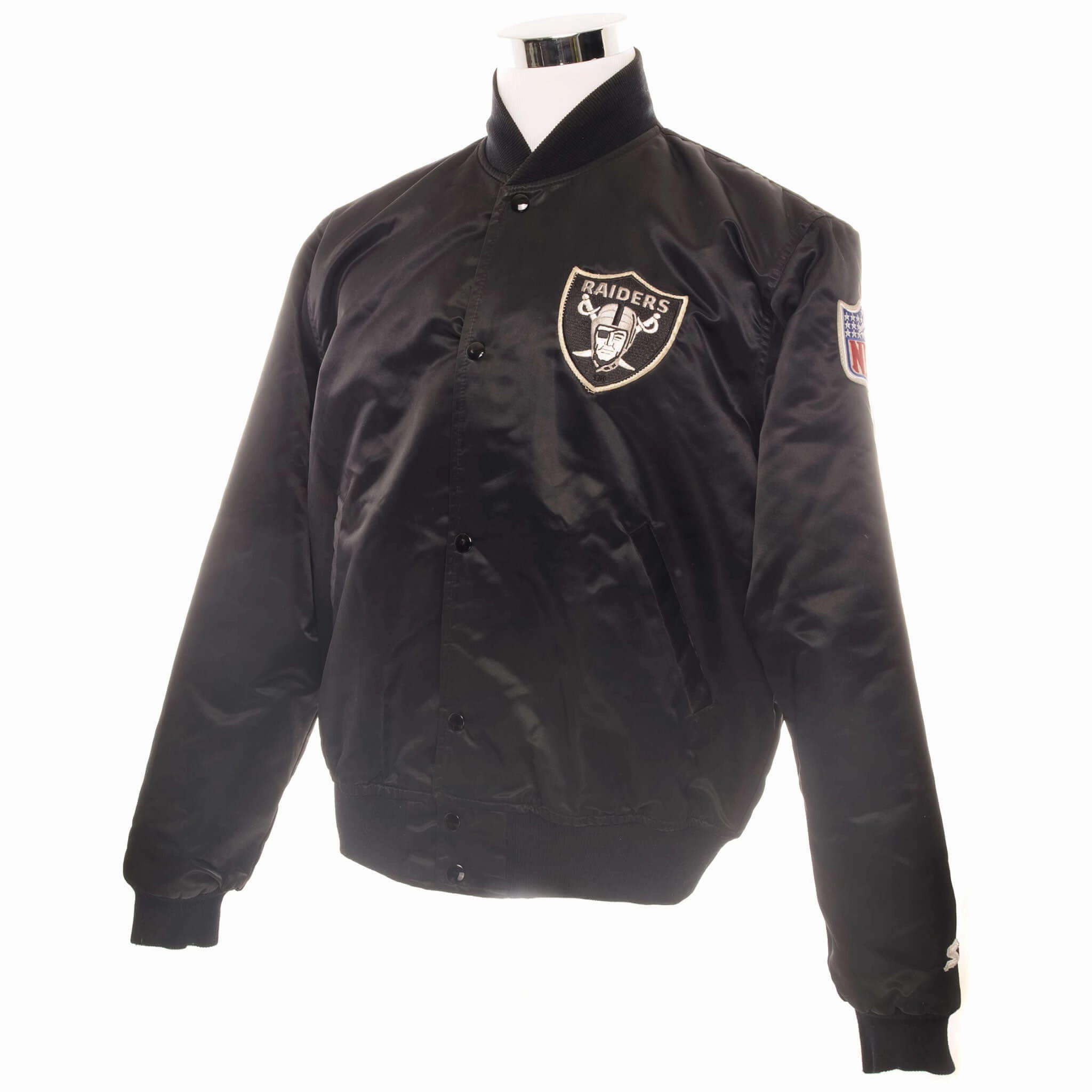 VINTAGE STARTER NFL RAIDERS JACKET SIZE LARGE MADE IN USA Culture shopping spree