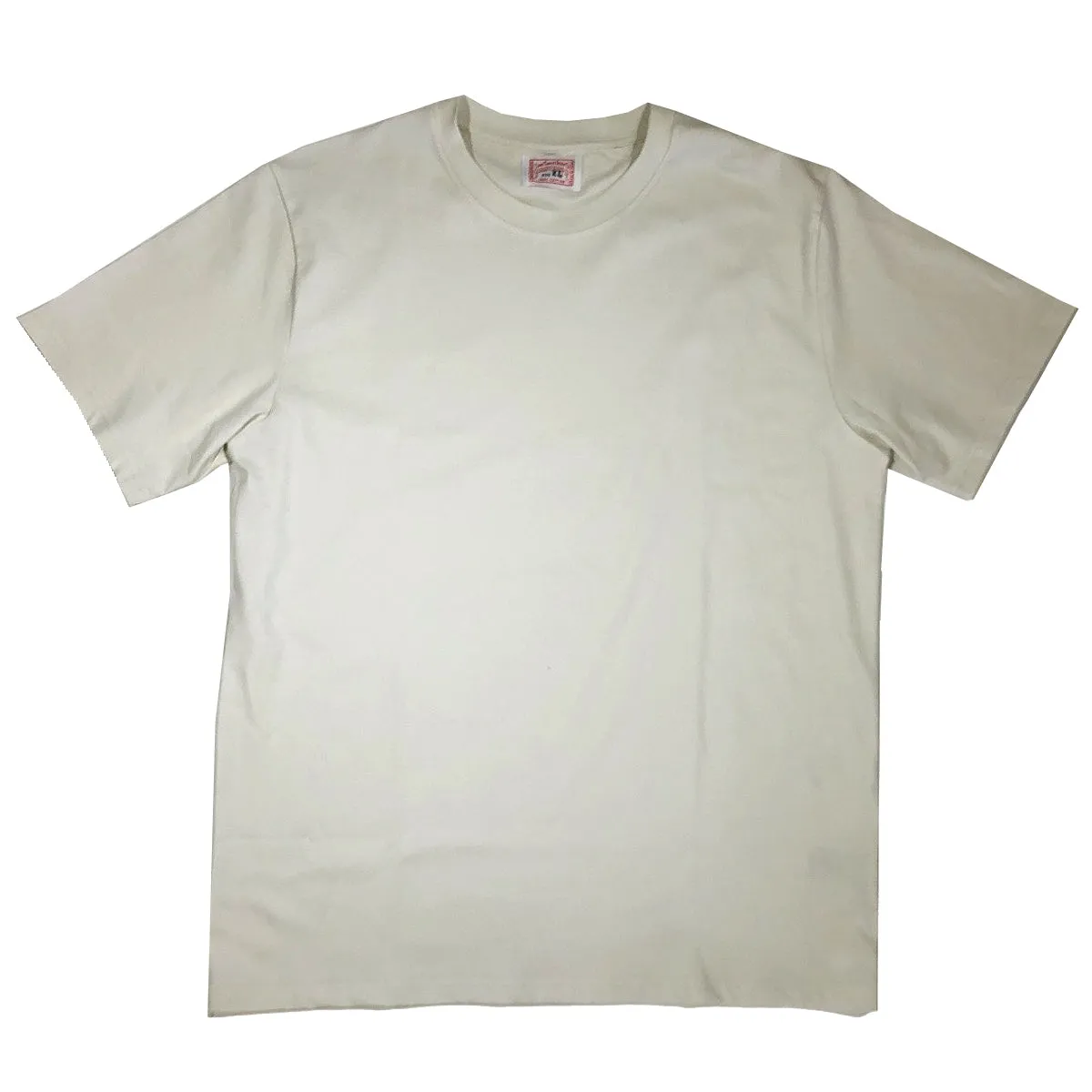 8.4oz TEXAS MADE "HEAVY ORGANIC" Crew Neck Vintage White Fashionable Piece Roomy Fit