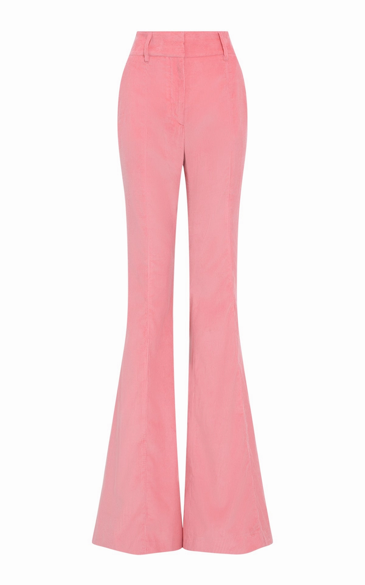 Ianthe Flare Pant in Rosa Sea Island Cotton Corduroy No Ride-Up Outdoor Activity