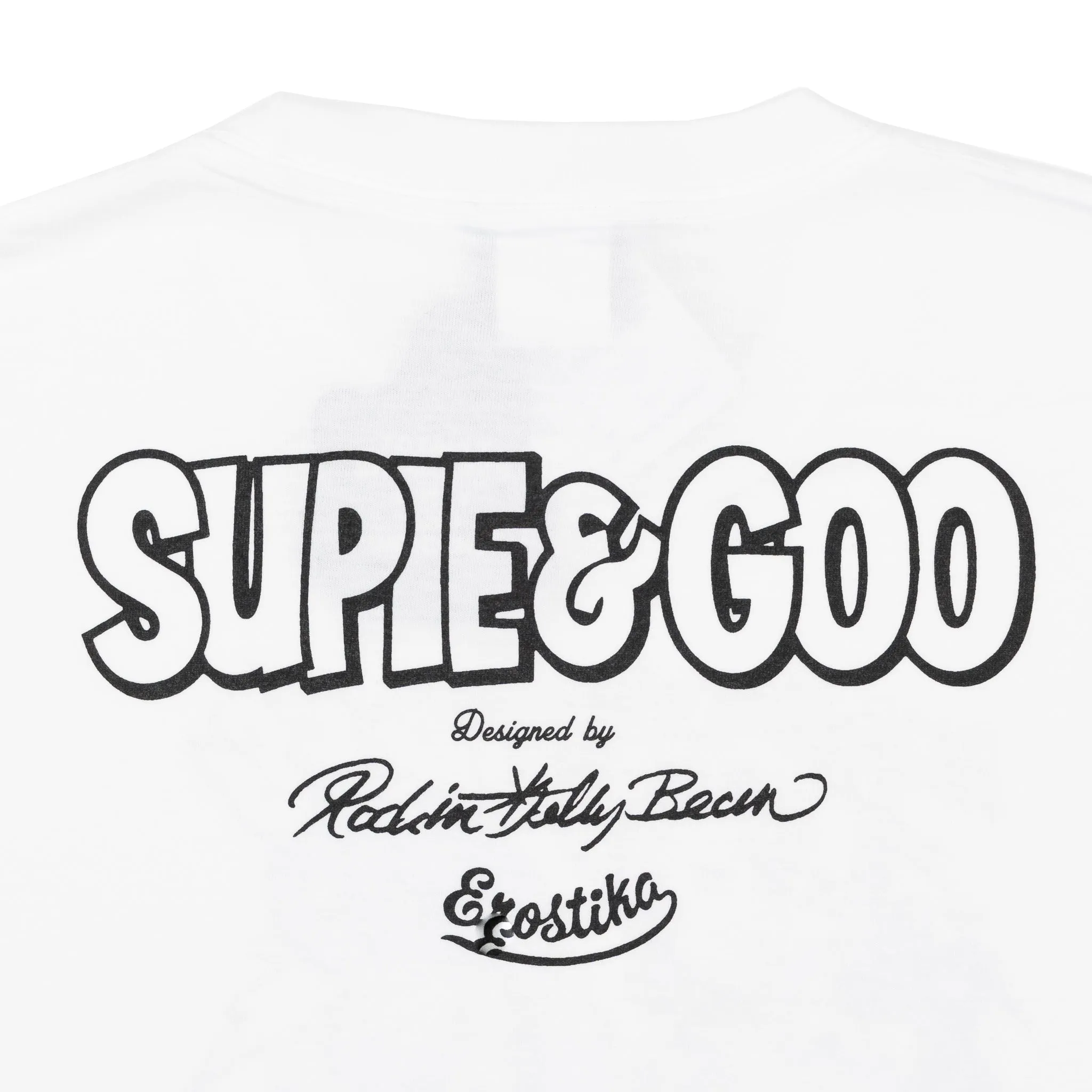 SeamFreeShoulders Adventure of Supie & Goo T-shirt - White