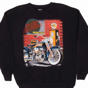 VINTAGE HARLEY DAVIDSON SWEATSHIRT SIZE LARGE 1995 MADE IN USA Chic Comfort