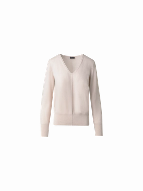 Cold Warmth Cashmere V-Neck Knit Pullover