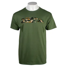 Skeeter Camo Imprinted Tee Street Trend Look Active Layers
