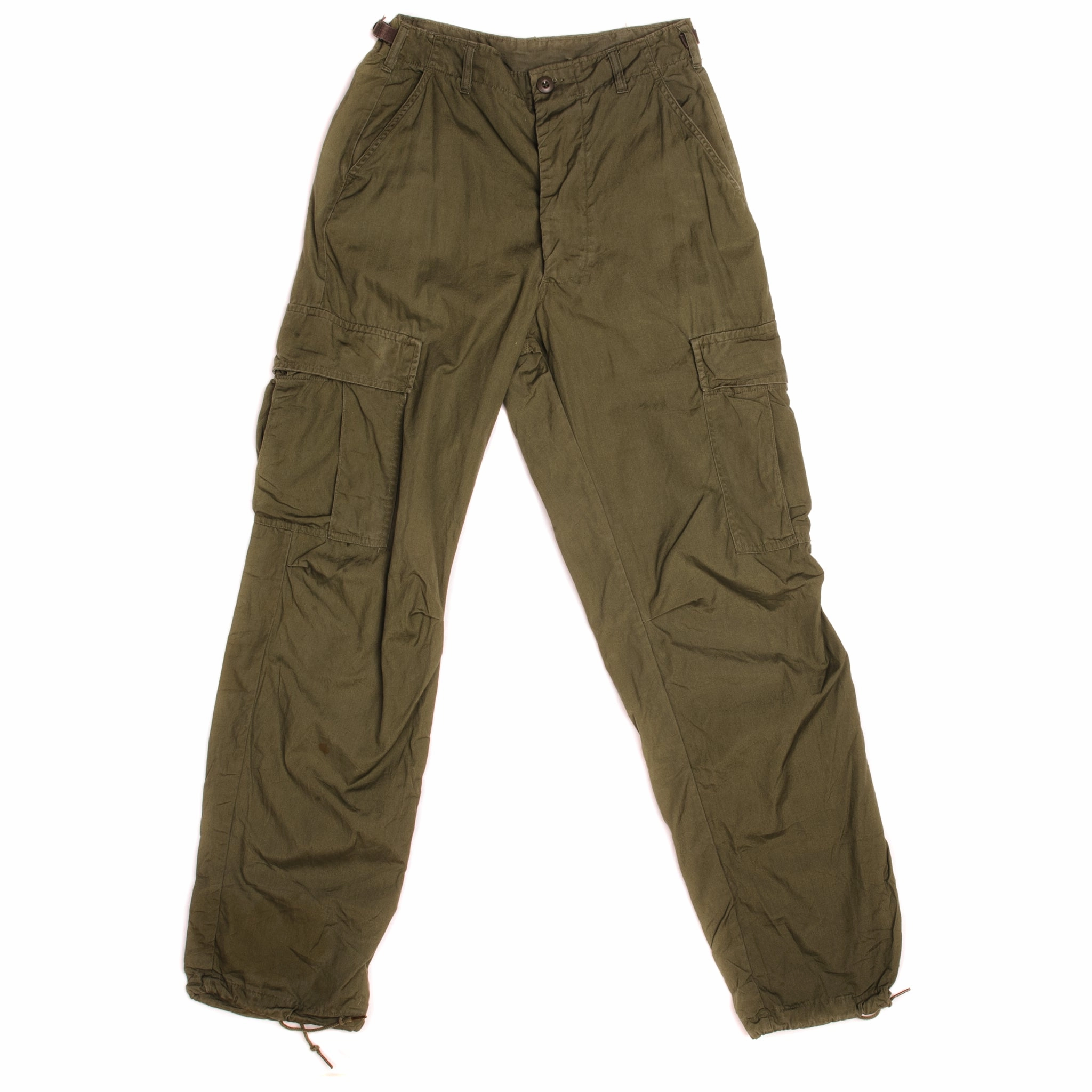 Everyday Comfort Wear Recycled Polyester VINTAGE US ARMY TROPICAL COMBAT PANTS 4TH PATTERN 1966 VIETNAM WAR SIZE SMALL LONG W30 L32