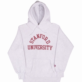Comfortable Wear VINTAGE STANFORD UNIVERSITY REVERSE WEAVE HOODIE SWEATSHIRT 1990S SMALL MADE IN USA