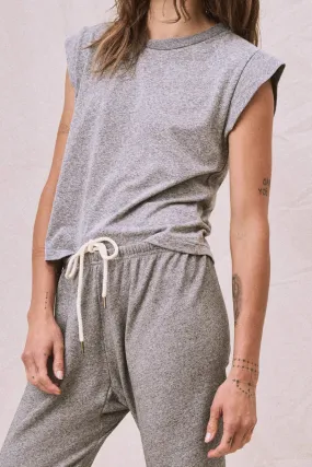 Relaxed Armhole Cut The Peak Shoulder Tee