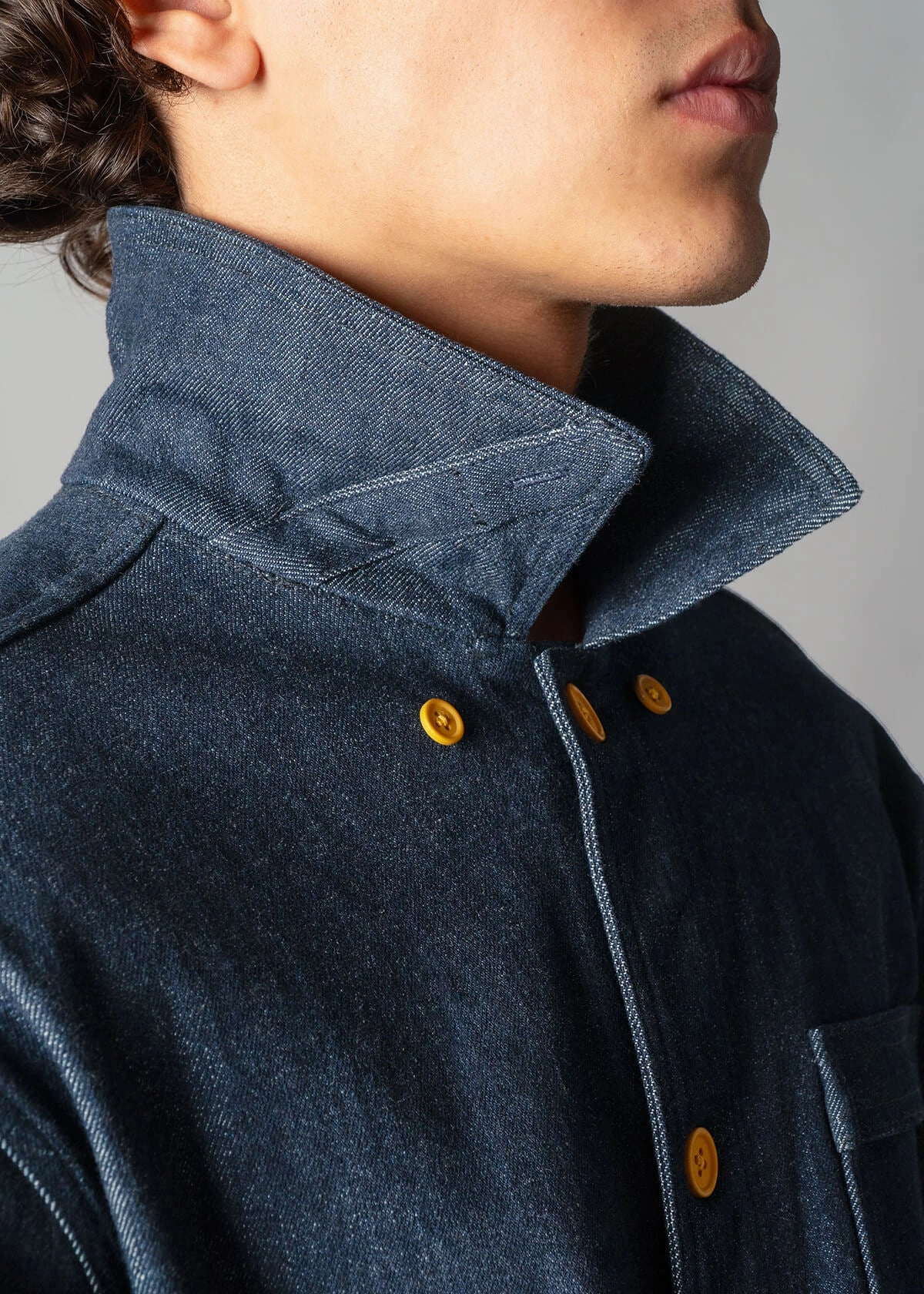 Tall Length Essential Minimal Japanese Selvedge Prisao Dark