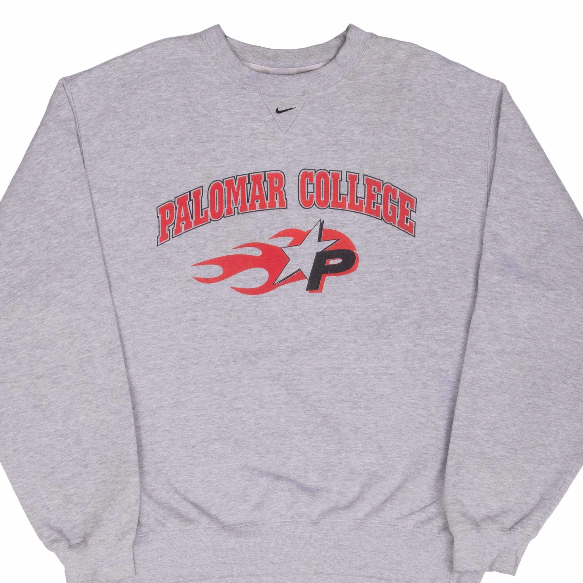 VINTAGE NCAA NIKE PALOMAR COLLEGE SWEATSHIRT 1990S LARGE Minimalist Design Lounge Fit