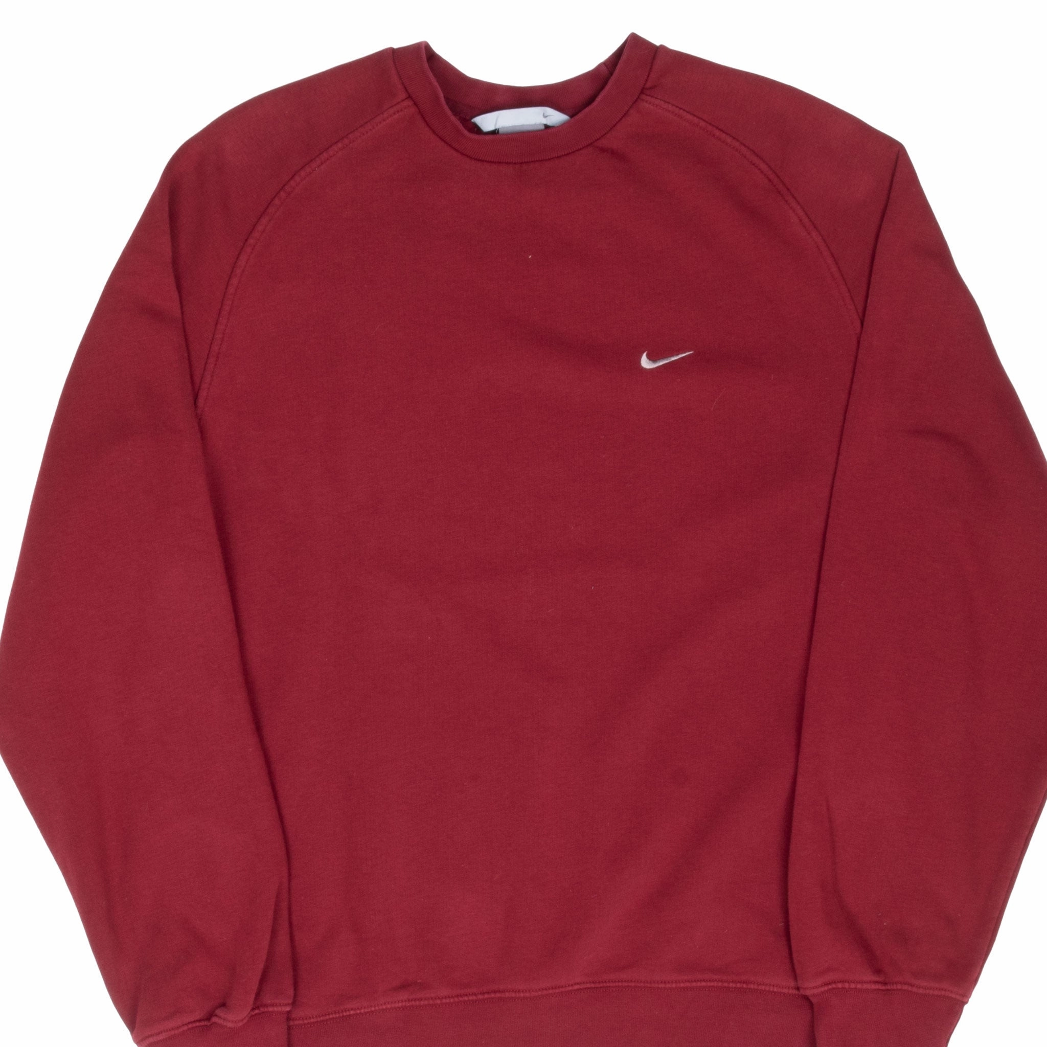 Travel Companion Comfortable Layers VINTAGE NIKE CLASSIC SWOOSH RED BURGUNDY SWEATSHIRT 2000S XL