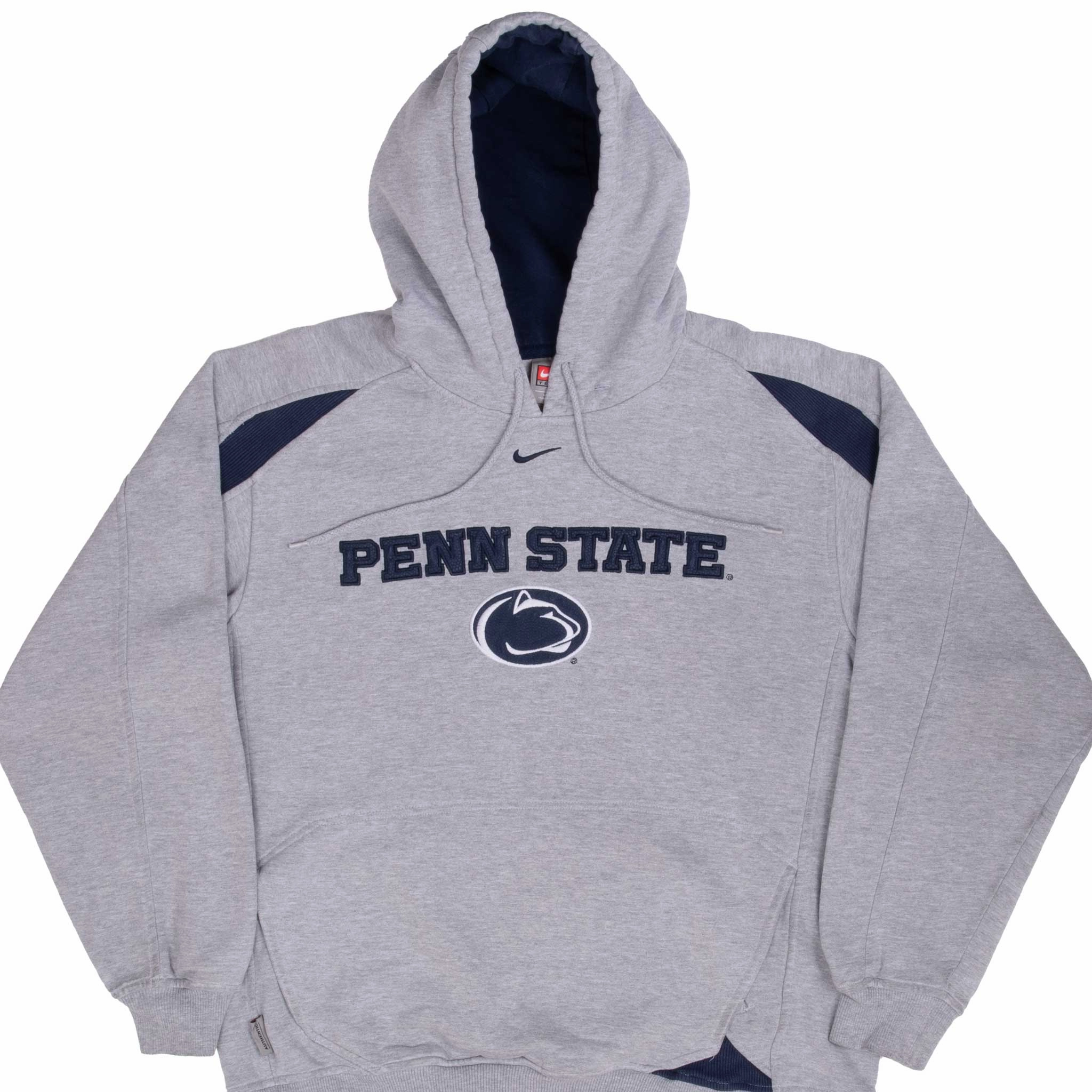 Cozy Hoodie Wear casual party VINTAGE NIKE NCAA PENN STATE GREY HOODIE SWEATSHIRT 2000S SIZE SMALL
