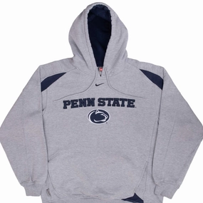 Cozy Hoodie Wear casual party VINTAGE NIKE NCAA PENN STATE GREY HOODIE SWEATSHIRT 2000S SIZE SMALL