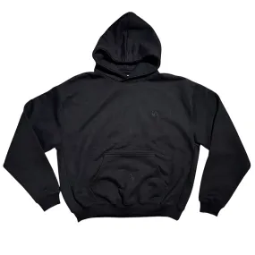 Unisex Comfort and Breathable 26oz / 870GSM Ultra Heavy Weigh Hoodie - 100% ORGANIC Cotton Black French Terry